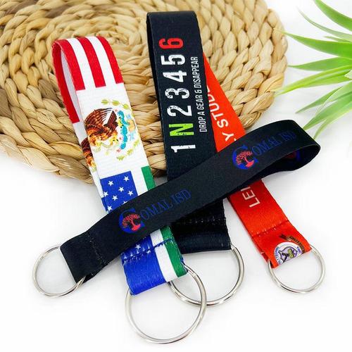 Custom Polyester Strap Keychain