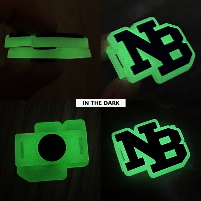 Glow-in-the-Dark Custom Versatile Shoe Charms