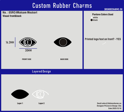custom shoe charms and wristbans--05RC4Malcom Meckert