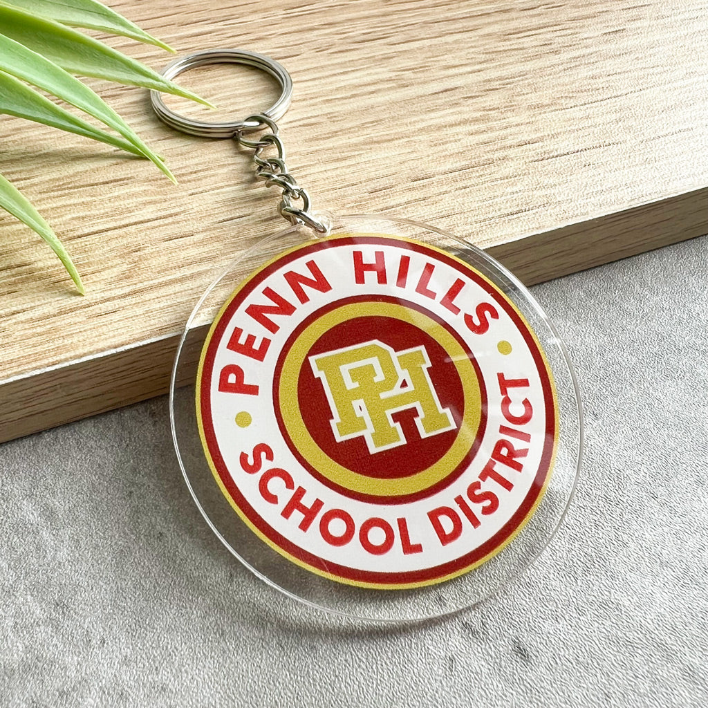 Custom Die-Cut Acrylic Keychain