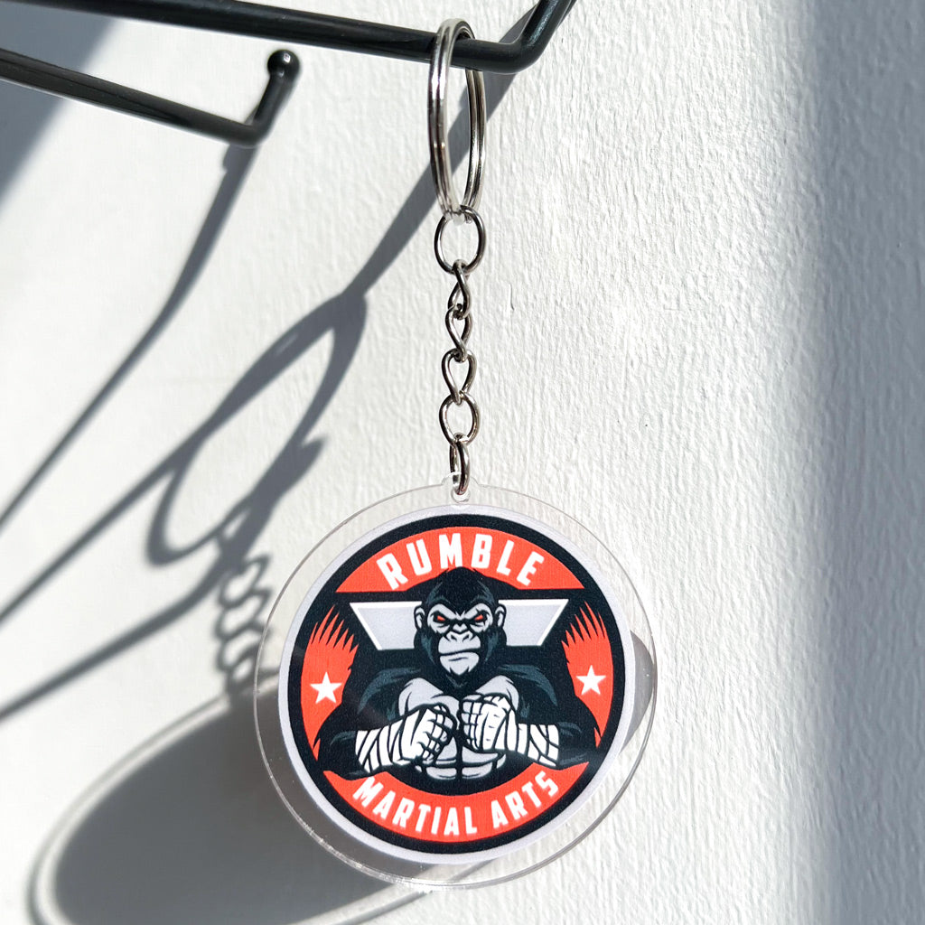 Custom Die-Cut Acrylic Keychain