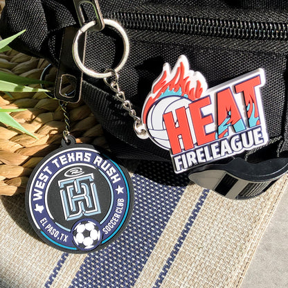 Custom 3D Rubber Keychains