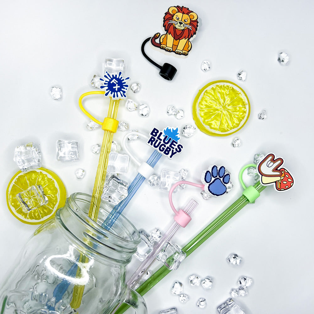 Custom Silicone Straw Toppers