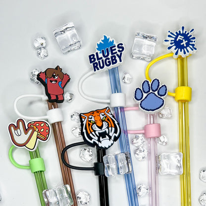 Custom Silicone Straw Toppers
