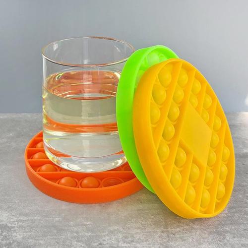 Custom Silicone Pop Bubble Coaster