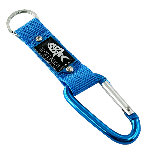 Custom Carabiner Keychain with Domed Logo