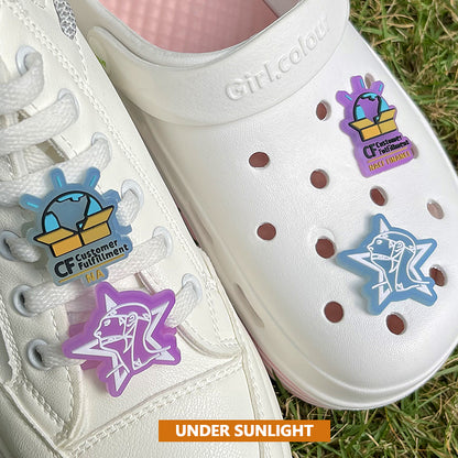 Custom UV-Reactive Versatile Shoe Charms