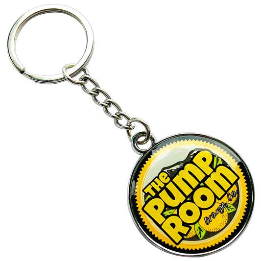 Dual-Sided Doming Metal Keychain