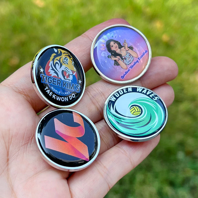 3D Epoxy Metal Clog Charms