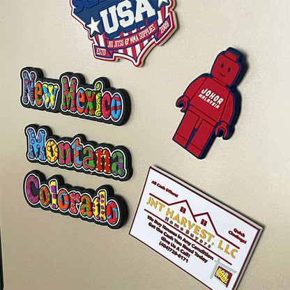 Custom 3D Rubber Fridge Magnet