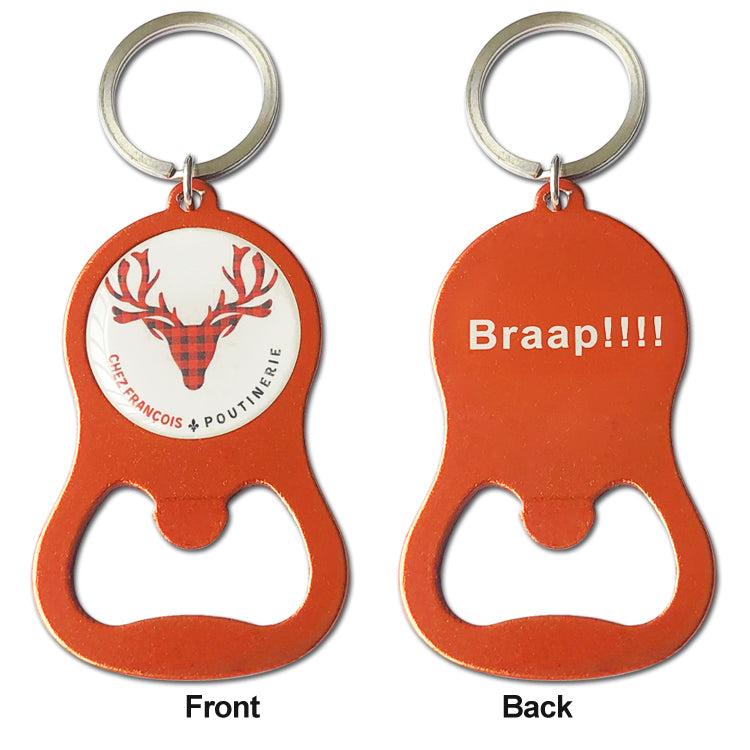 Custom Colorful Metal Opener Keychains