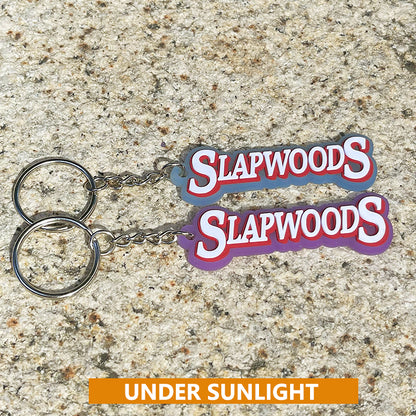 Custom 3D Die Cut Rubber Keychains-UV