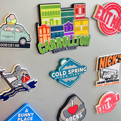 Custom 3D Rubber Fridge Magnet