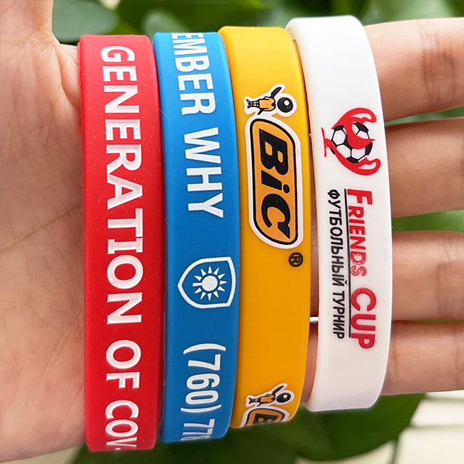 Custom Solid Silicone Wristbands