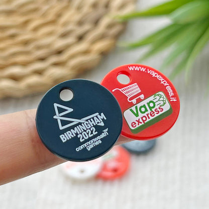 Custom Plastic Shopping Trolley Token