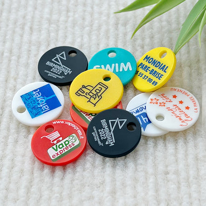 Custom Plastic Shopping Trolley Token