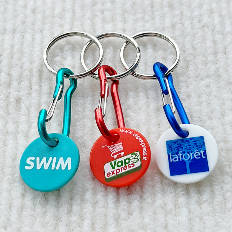 Custom Plastic Shopping Trolley Token