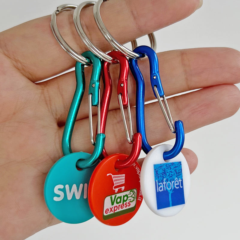 Custom Plastic Shopping Trolley Token