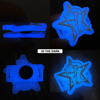 Glow-in-the-Dark Custom Versatile Shoe Charms