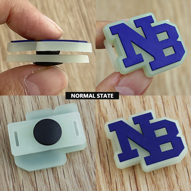 Glow-in-the-Dark Custom Versatile Shoe Charms