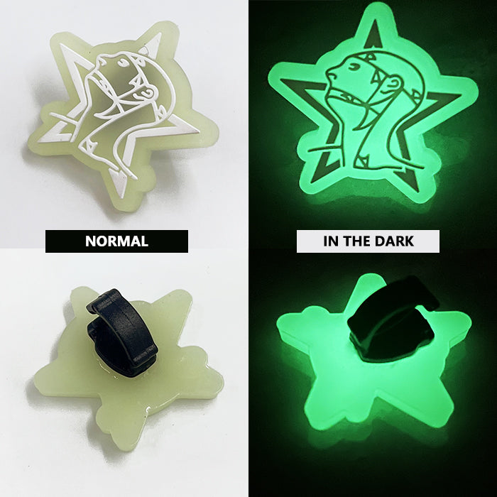 Custom Shoelace Charms - Glowing