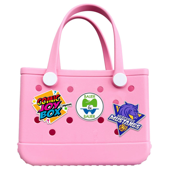 Custom Rubber Bag Charms – Perfect for Totes with Holes