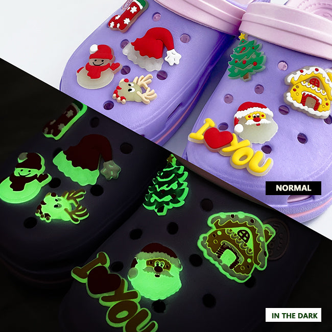 Glow-in-the-Dark Custom Clog Charms