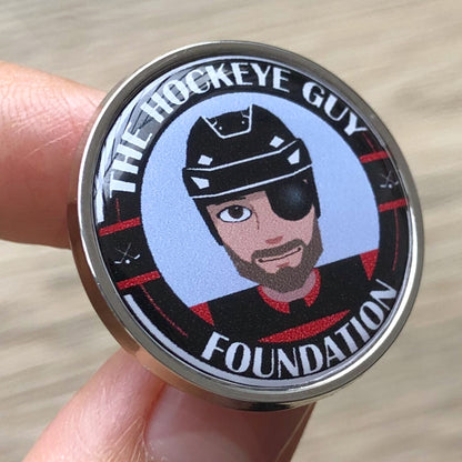 Custom Zinc Alloy Circular Badge with Doming