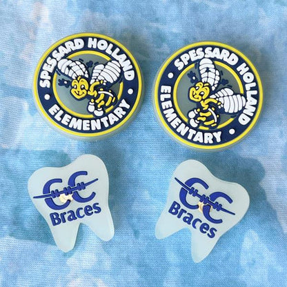 Custom 3D Glow-in-the-Dark PVC Badge