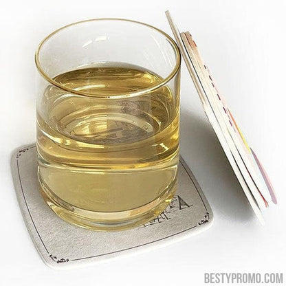 Custom Absorbent Paper Coaster-Besty Promo
